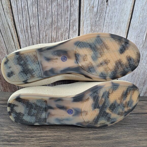 Rothy's The Loafer Ecru Ballet Flats Women’s Sz 7 (VGC) Read Description - Picture 10 of 10